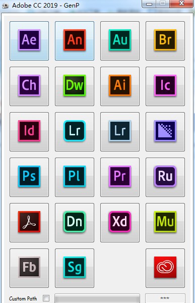 Adobe CC 20192020通用破解器 GenP V2.4绿色版